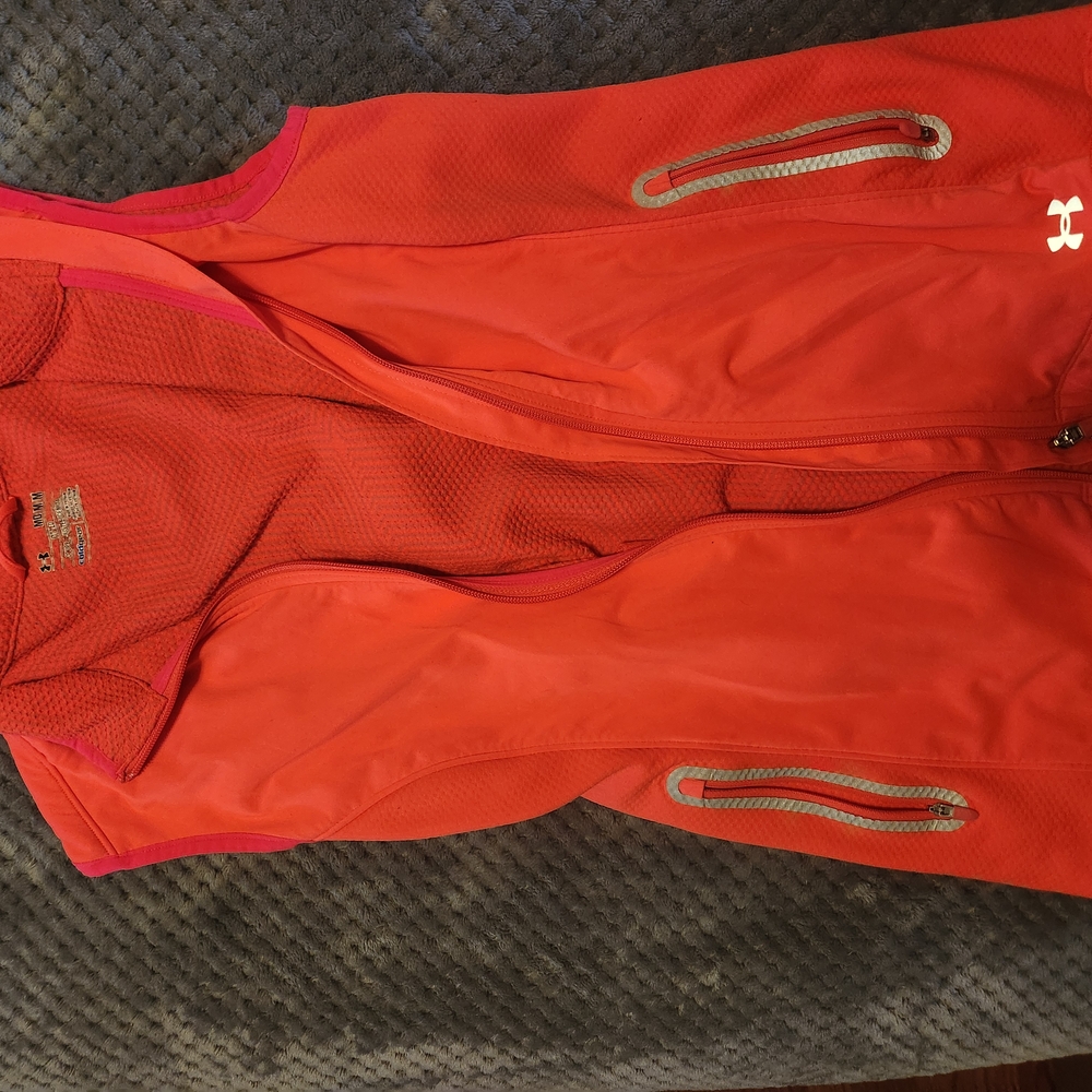 Under Armour Red and Pink Athletic Vest